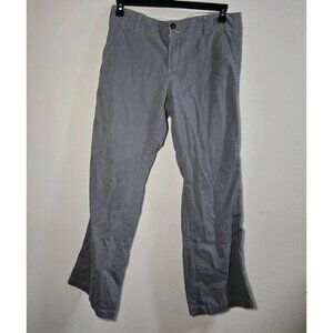 Eddie Bauer Pants Womens 10 Beige Grey Cotton Bootcut Blakely Ladies